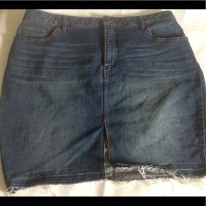 Denim Mini Skirt